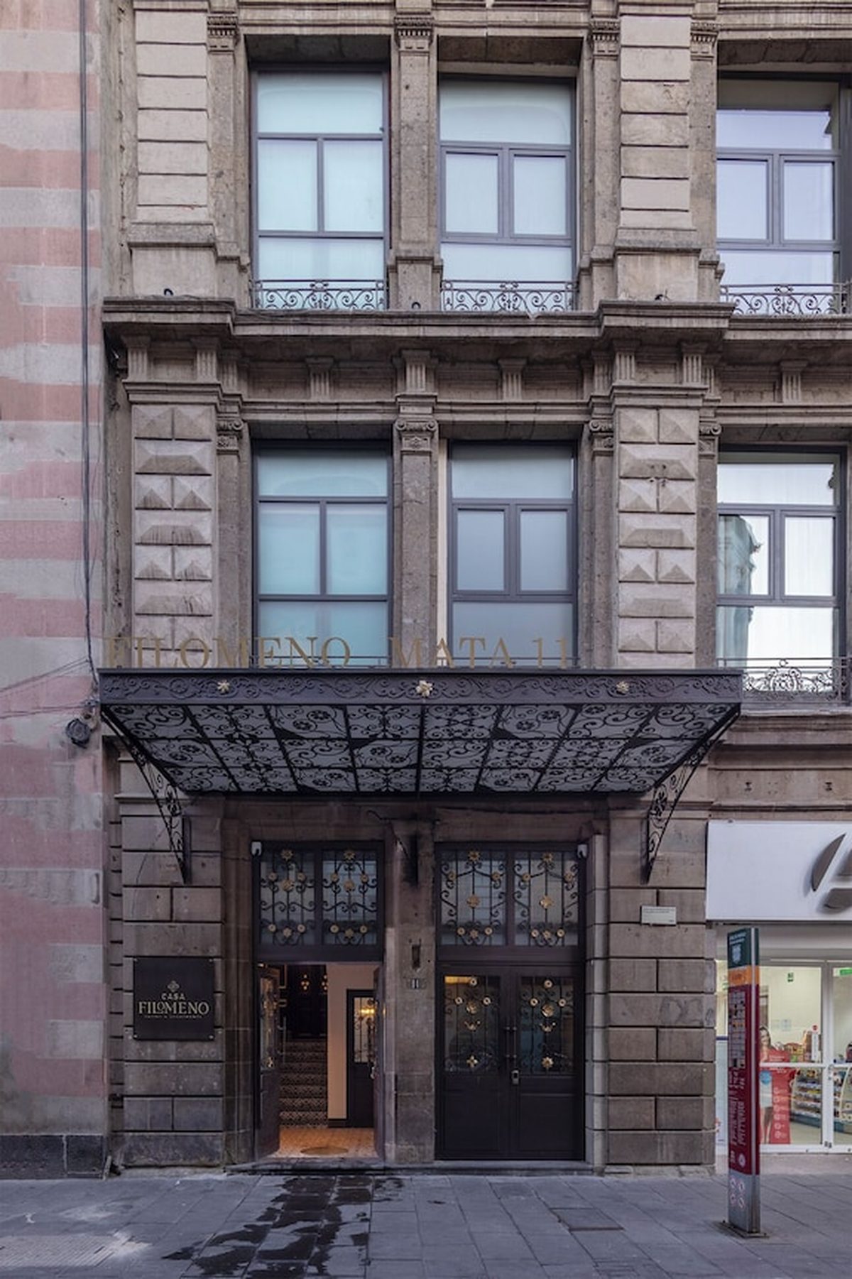Casa Filomeno — fachada histórica, Centro de Ciudad de México